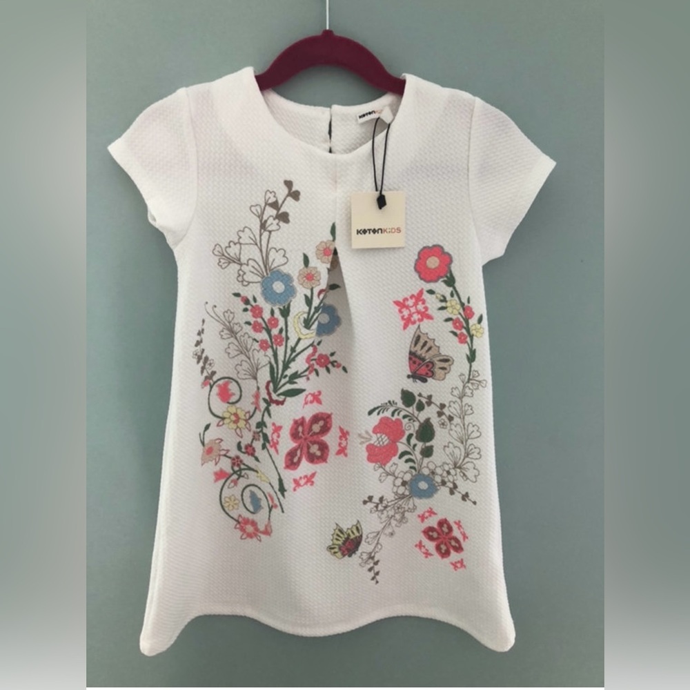 White Floral Dress